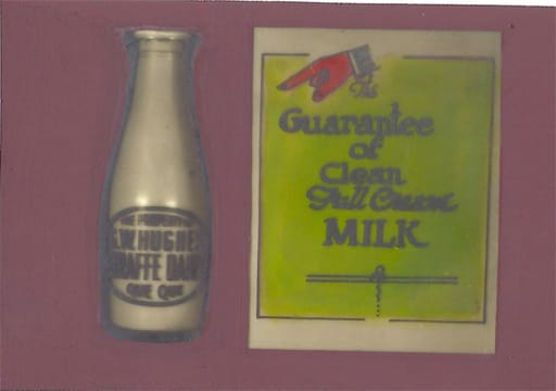 In 1936 G.W. Hughes Milk Giraffe Farm, Que Que home delivered milk by bicycle