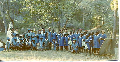 Echo Park Camp for Deaf and Blind from Loreto Mission and Jairos Jiri Center, Gwelo.