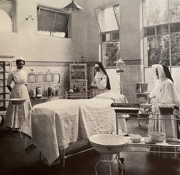 Inside a Pre WW II Operating Theater