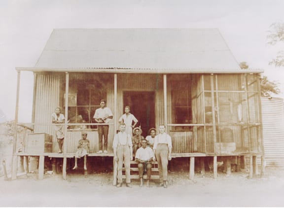 Solly Sloman's Trading Store on the Gaika Mine 1925